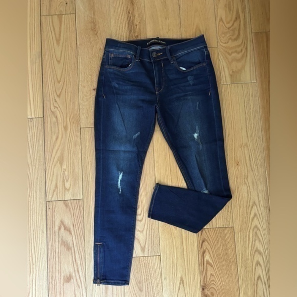 Express Supersoft Ankle Leggings Mid Rise